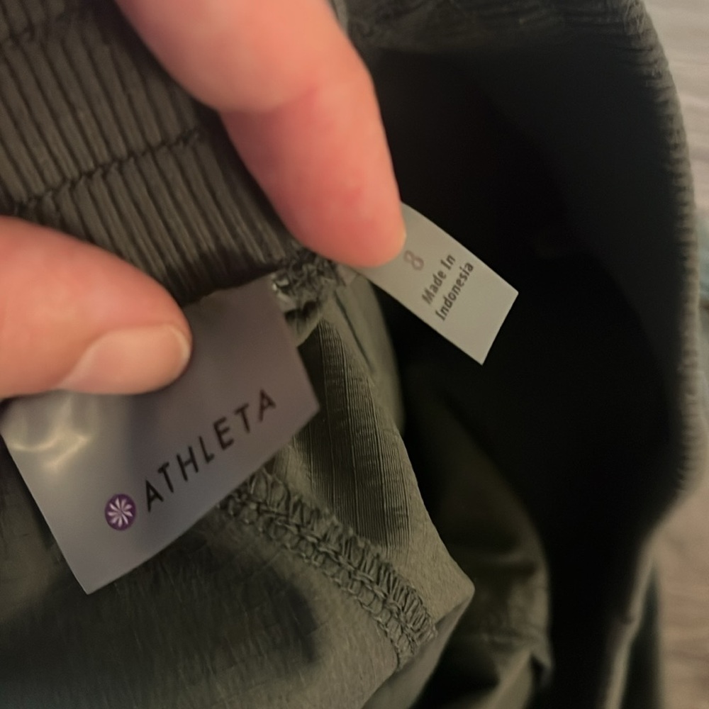 Athleta Olive Green Active Pants - Picture 3 of 4